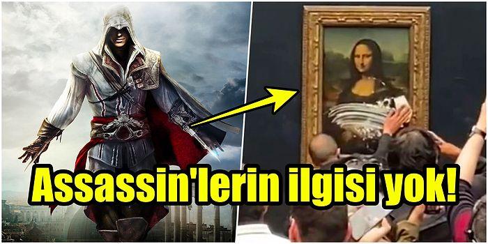 Mona Lisa'ya Pastalı Saldırı Hakkında Ubisoft Türkiye'den Açıklama: Da Vinci ve Ezio Dosttu!