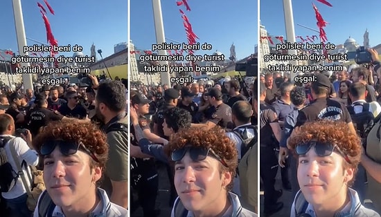 Çıkan Arbedede Polislerin Kendisini Gözaltına Almaması İçin Afgan Taklidi Yapıp Selfie Çeken 1000 IQ Genç