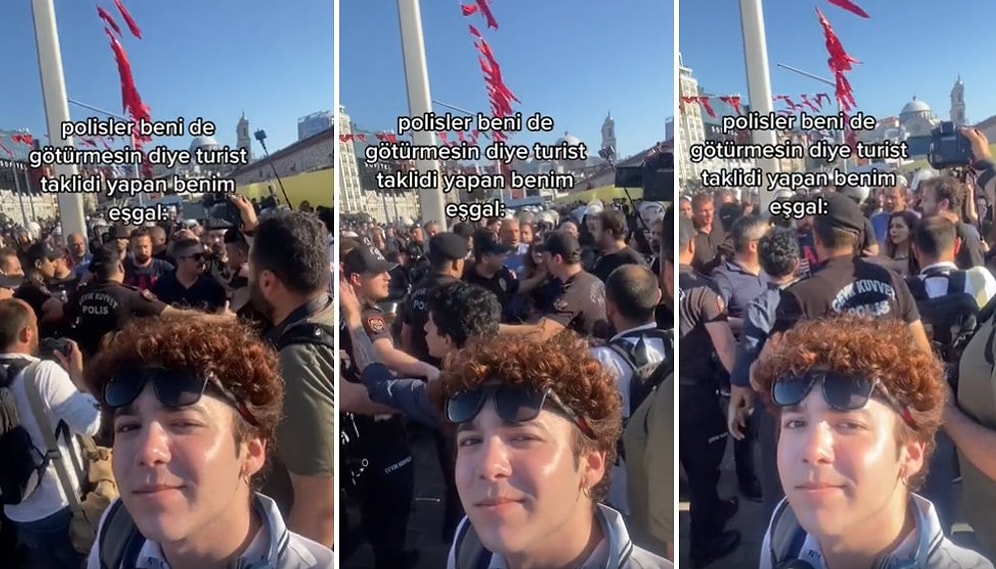 Çıkan Arbedede Polislerin Kendisini Gözaltına Almaması İçin Afgan Taklidi Yapıp Selfie Çeken 1000 IQ Genç