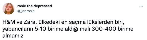 3. Bir tişörte 300 lira veriyoruz artık.