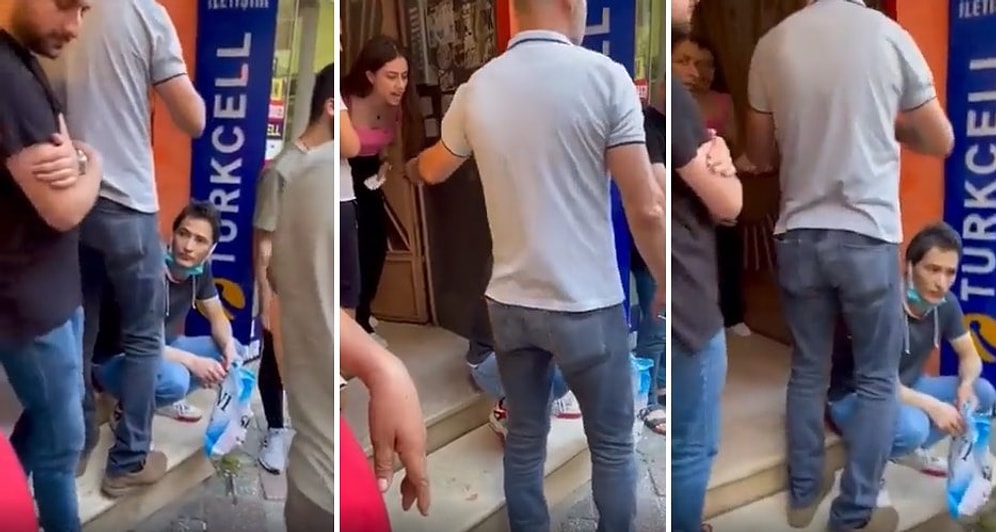 Evine Kadar Takip Ettiği Kadının Arkasından Kapıyı Tekmeledi: Esnaf, Sapığı Dövüp Polise Teslim Etti