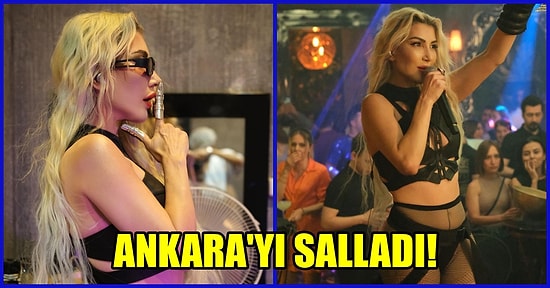 Hande Yener, Sahne Kıyafetleri ile Ankara'yı Salladı!