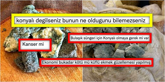 Konya'ya Özgü Küflü Tulum Peynirinin Tuhaf Görüntüsüne Gelen Birbirinden Komik Benzetmeler