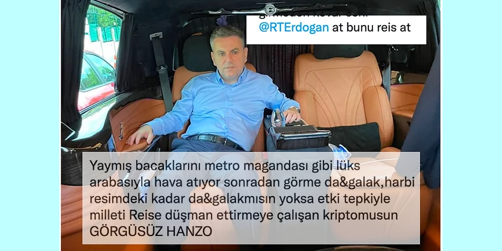 AKP MKYK Üyesi Korkmaz Karaca'nın Lüks Araç İçinde Verdiği Poza AKP Seçmeninden Tepki Yağdı