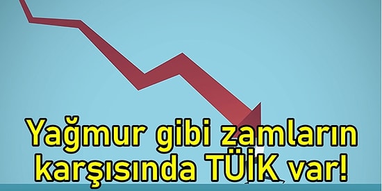 Zamlar Yağmur Oldu Yağdı TÜİK Enflasyonu Nasıl Düşük Kaldı?