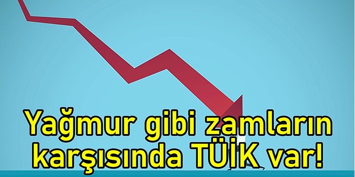 Zamlar Yağmur Oldu Yağdı TÜİK Enflasyonu Nasıl Düşük Kaldı?