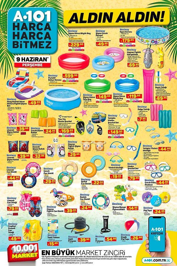 Plaj ürünleri;