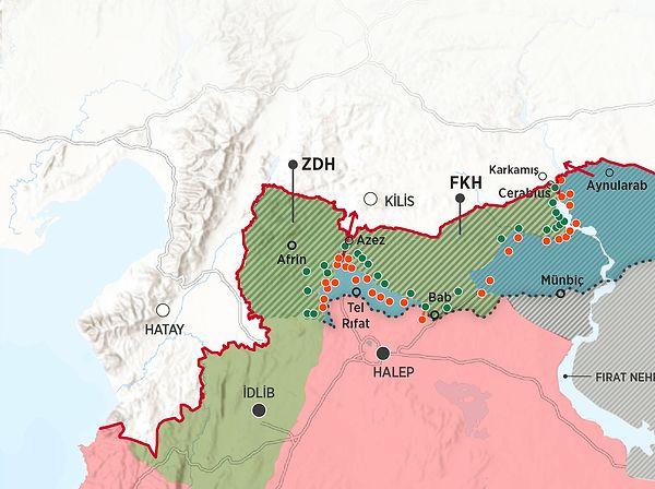 Bölge 2018'den bu yana Türk Silahlı Kuvvetleri ve Suriye Milli Ordusu kontrolünde...
