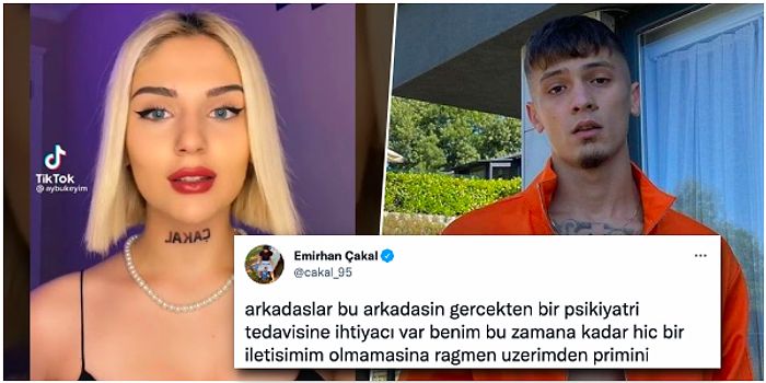 Rapçi Çakal'dan Boynuna Adını Yazdıran ve İlişkileri Olduğunu İma Eden TikToker Aybüke'ye Sert Tepki