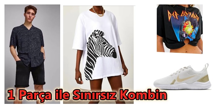 Tüm Yazı Birkaç Kombinle Geçirmenizi Sağlayacak Tişört, Şort ve Ayakkabılar