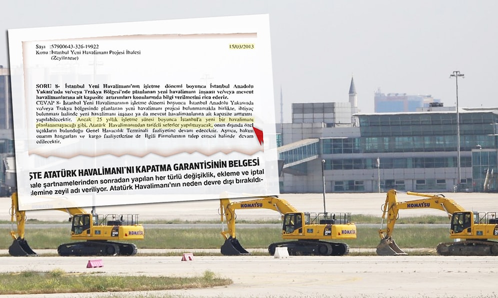 Atatürk Havalimanı'nı Bitiren 25 Yıllık Taahhüdün Belgesi Ortaya Çıktı