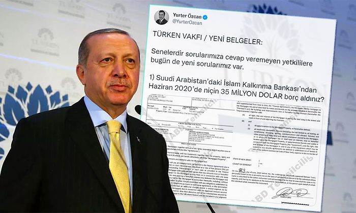 CHP'den Yeni 'TURKEN Vakfı' Belgeleri: 'Arabistan'dan Neden 35 Milyon Dolar Kredi Aldınız?'