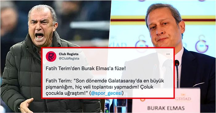 Fatih Terim, Burak Elmas İçin Söylediği 'Veli Toplantısı' Göndermesiyle Neyi Kastetmiş Olabilir?