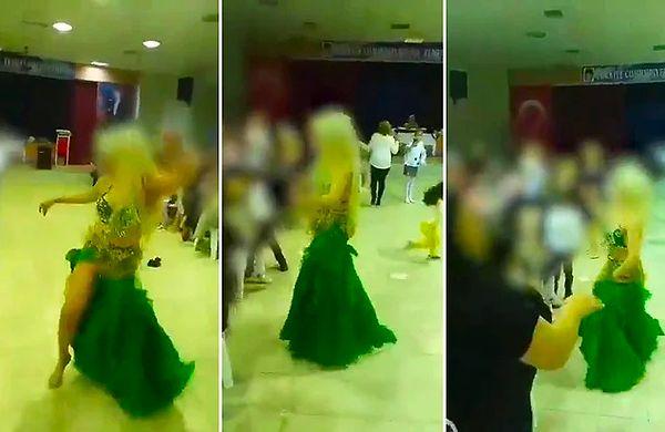 6. Bursa'da bulunan Çalı İmam Hatip Ortaokulu'na ait salonda dansöz oynatıldığı öne sürüldü.