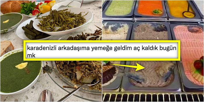 Karadenizli Arkadaşına Gittikten Sonra Karşılaştığı Sofrayı Paylaşan Kadına Gelen Komik Yorumlar