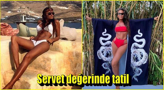 Bronz Teniyle Dikkatleri Üzerine Çeken Eda Taşpınar'ın Milyonluk Tatili