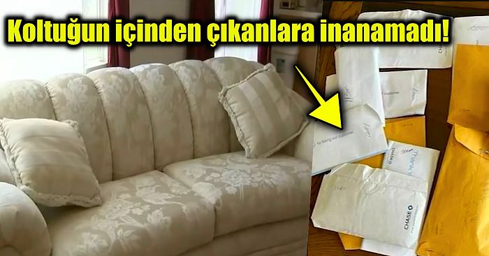 İnternetten Bedavaya Aldığı Koltuğun İçinden Çıkan Şeyle Hayatının Şokunu Yaşayan Kadın