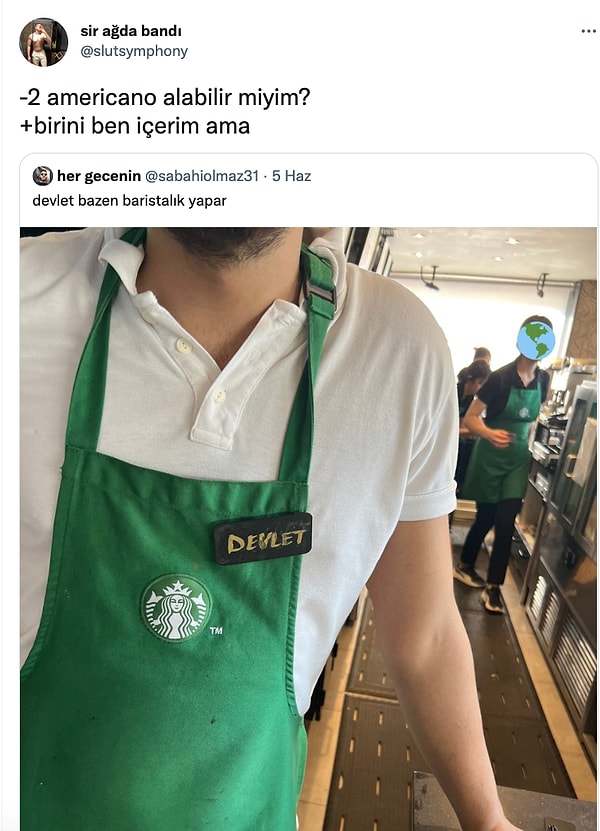 15. Devlet bazen kahve yapar ☝️