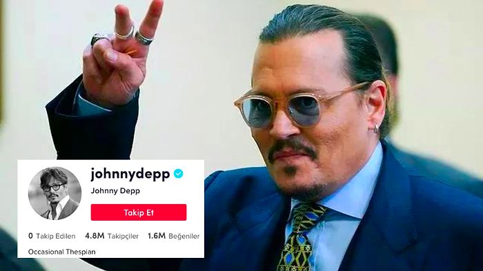 Eski Eşi Amber Heard'ü Alt Eden Johnny Depp Şimdi de TikTok'u Fethetmeye Hazırlanıyor!