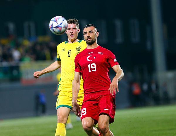 6. milli maçına çıkan Serdar Dursun, 56. dakikada penaltıdan attığı golle durumu 3-0'a getirdi.