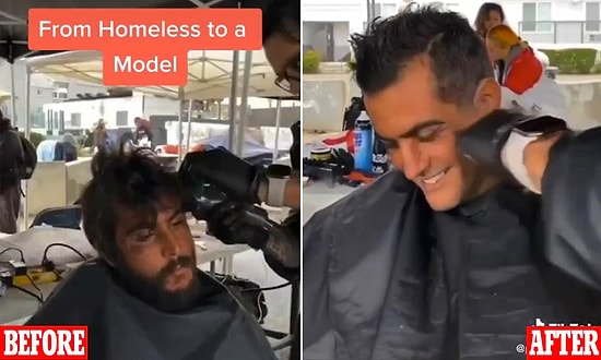Evsizlikten Modelliğe: Uyuşturucu Bağımlısı Evsiz Adamın 1 Dakikada Yaşadığı Muhteşem Değişim