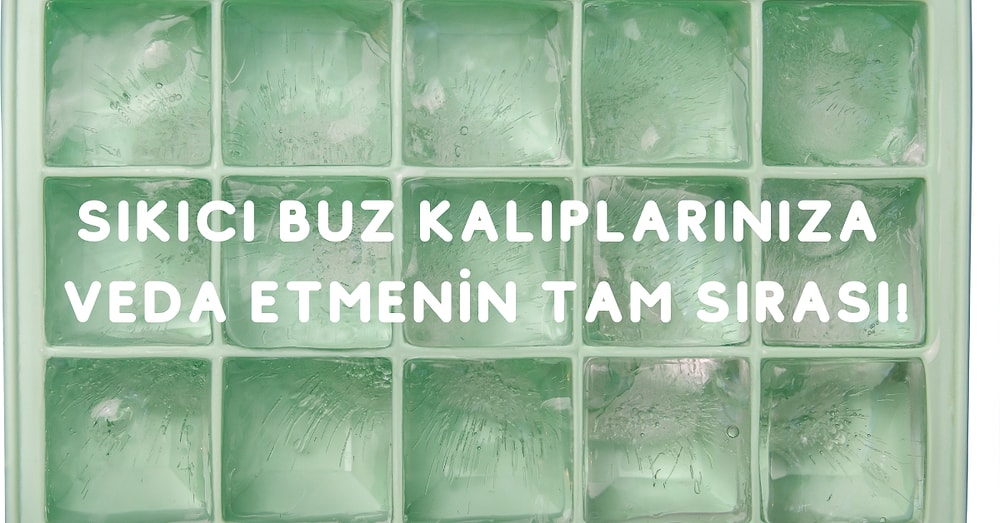 Sunumlarında Farklılık Arayanların Tercih Edebileceği En Güzel Buz Kalıpları