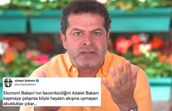 Yeni Kira Düzenlemesine Cüneyt Özdemir'den Sert Çıkış: "Ekonomi Bakanı’nın Beceriksizliğini Adalet Bakanı..."