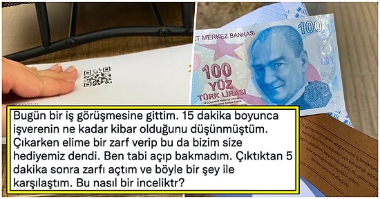 İş Görüşmesine Gittiği Düşünceli Şirketin Yol Parası Jestini Paylaşan Kadına Gelen Yorumlar