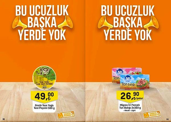 Onsüt Tam Yağlı Tost Peyniri 500 g 49 TL.