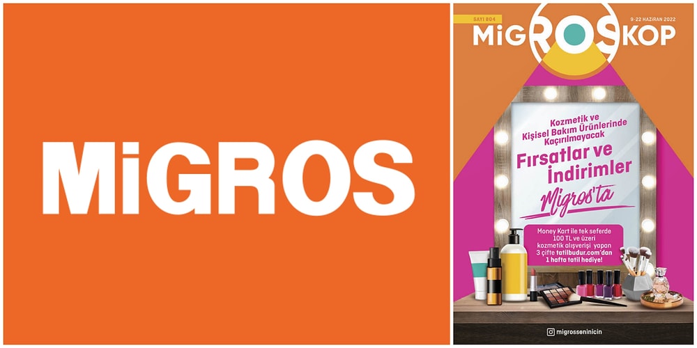 Fırsatlar ve İndirimler Migros'ta! 9 - 22 Haziran 2022 Migroskop Kataloğu