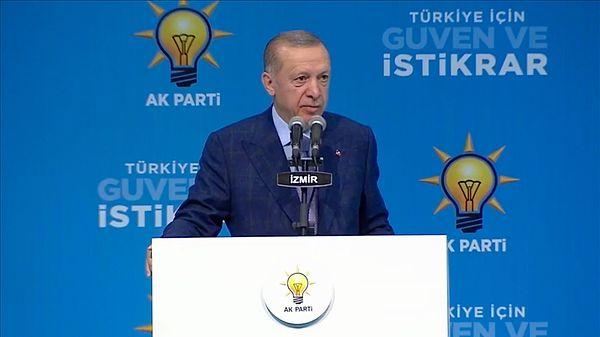 Cumhurbaşkanı Erdoğan, Gaziemir Fuar Alanı'nda düzenlenen AKP İzmir İl Danışma Toplantısı'na katıldı.