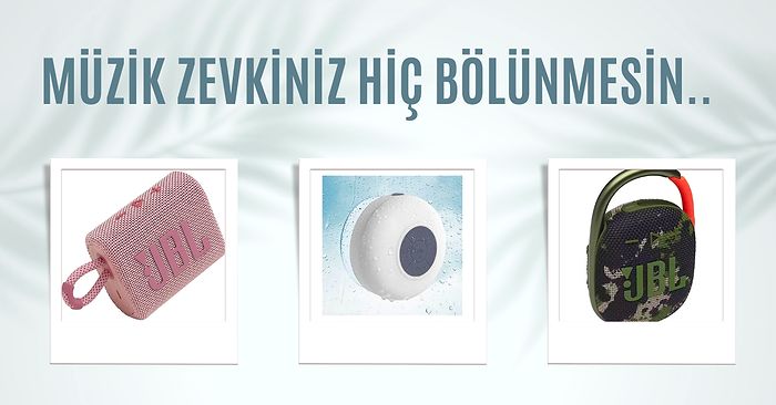 Müzik Zevkinizin Karşısında Akan Suları Durduracak En İyi Su Geçirmez Hoparlörler