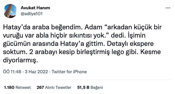 2. Sıfırdan araç yapsaydınız daha kolay olurdu.