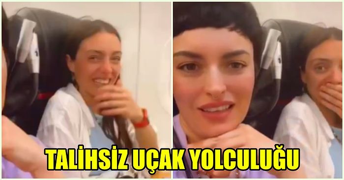 Birlikte Seyahat Eden Ezgi Mola ve Merve Dizdar'ın Uçaktaki Yolcunun Ayak Kokusu İle İlgili Zor Anları!