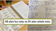 Ders Notlarının Düzeniyle İlgili Yaptığı Tespitle Herkesi Güldüren Kullanıcıya Gelen Yorumlar