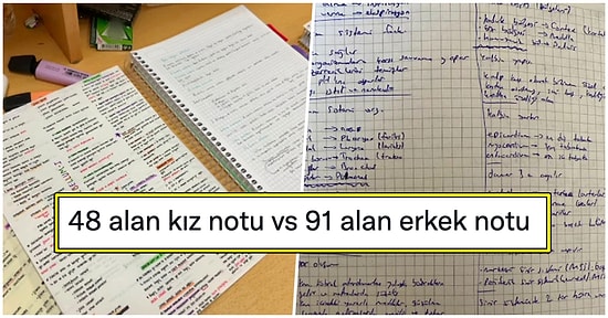 Ders Notlarının Düzeniyle İlgili Yaptığı Tespitle Herkesi Güldüren Kullanıcıya Gelen Yorumlar