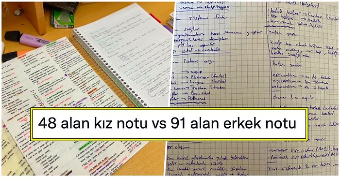 Ders Notlarının Düzeniyle İlgili Yaptığı Tespitle Herkesi Güldüren Kullanıcıya Gelen Yorumlar