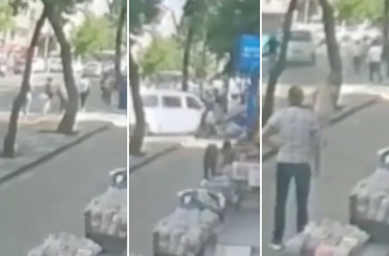 O Anlar Kamerada: Laf Attıkları Liseli Kızları Ezen Şehir Eşkıyaları!