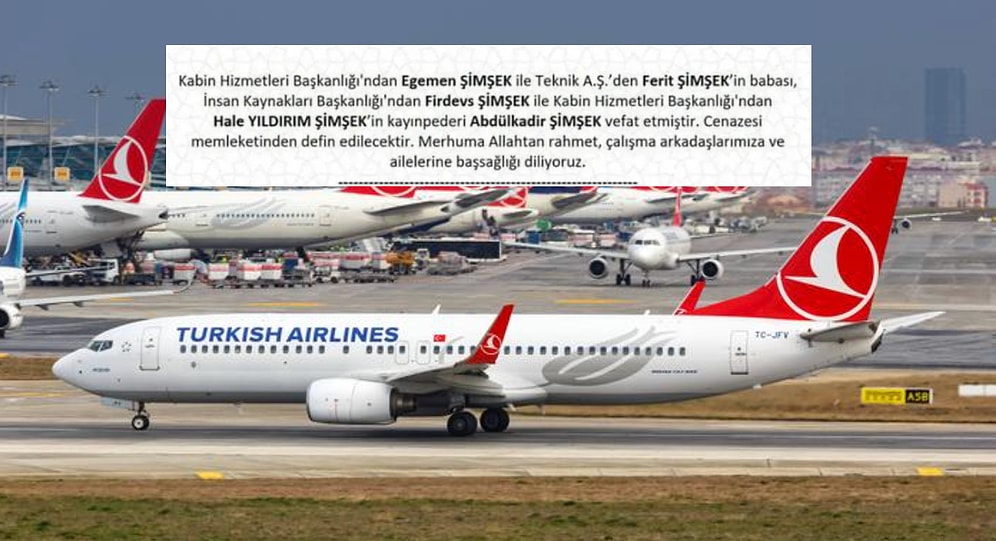 THY'nin Paylaştığı Ölüm İlanı Kadrolaşmayı Ortaya Çıkardı: Tüm Aile Şirketin Bünyesinde
