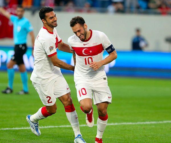A Milli Futbol Takımı, karşılaşmayı Hakan Çalhanoğlu ve Serdar Dursun'un golleriyle 2-0 kazandı.