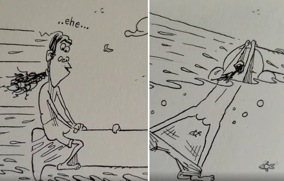 Tatil Yerinde Su Sporu Yaparken Yaşanan Talihsizliklerin Anlatıldığı Efsane Hikayeye Emrah Ablak Dokunuşu