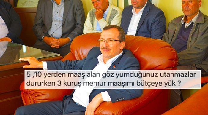 AKP'li Uğur Aydemir'e Göre Memur Maaşları Bütçeye Yük Oluyormuş