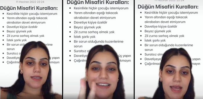 Düğününde Uygulanacak Kuralları Açıklayan Kadın: 'Yarım Altından Aşağısını Takacaklar Gelmesin'