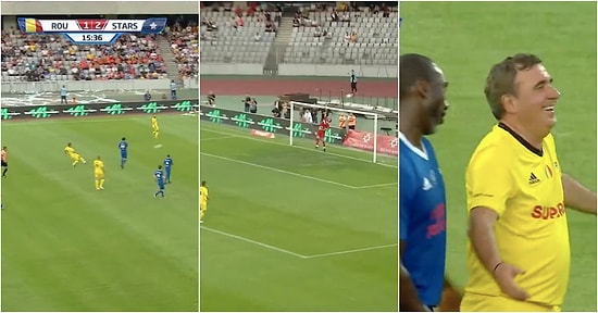 57 Yaşındaki Gheorghe Hagi'nin Uzak Mesafeden Çektiği Şut Sosyal Medyada Beğeni Yağmuruna Tutuldu