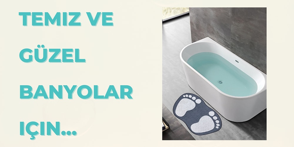 Banyonuzu Temiz Tutarken Havasını da Güzelleştirecek Banyo Paspasları