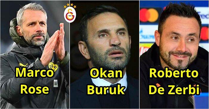 Marco Rose, Okan Buruk, Roberto De Zerbi! Galatasaray'ın Yeni Teknik Direktörü Sizce Kim Olmalı?