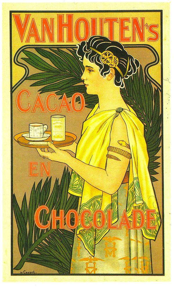1828 yılına kadar, Avrupa'nın zengin aileleri kakaonun tadını çıkardı, tabii sadece bir içecek olarak. Onu piyasaya süren ve ana akım haline getiren Hollandalı çikolata üreticisi Coenraad van Houten'di.