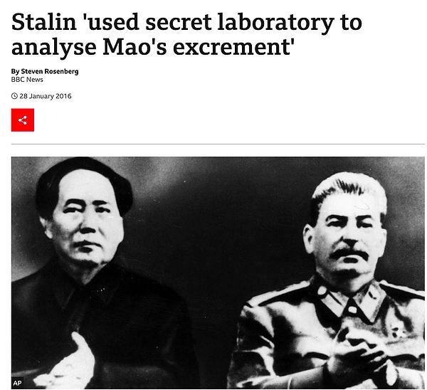 Hatta eski Sovyet ajanı Igor Atamanenko da Sovyet gizli servislerinin Stalin'in emriyle dışkı örnekleri topladığını iddia etti.