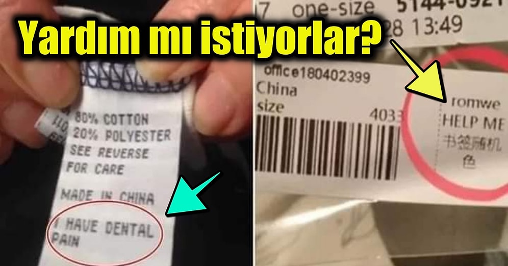 Çin’deki Fabrikalarda Zorla Çalıştırılan İnsanların Kıyafet Etiketlerine 'Bana Yardım Edin' Yazdığı İddiası