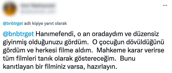 Bir yandan bu taciz olayına birçok insan tepki gösterirken diğer yandan başka bir İranlı erkek kullanıcı, tacize uğrayan kadının giyimini sorguladı.